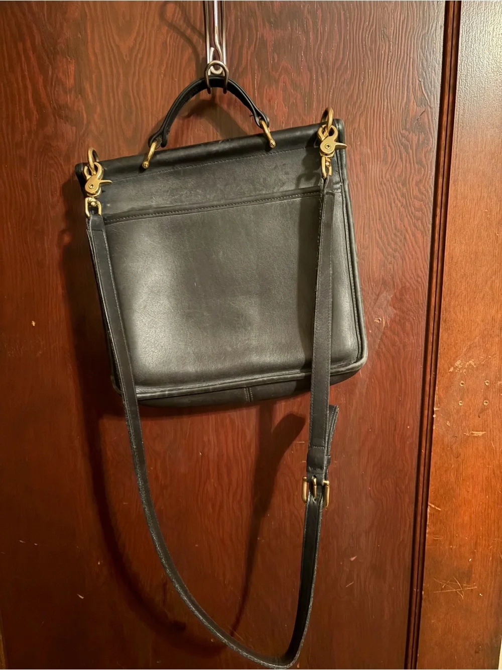 Coach Black Leather Willis 9927